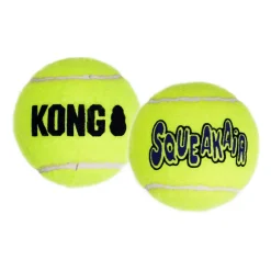 Kong Air Squeaker tennisball Ø 6,4 cm - sjov bold med piv til hunde