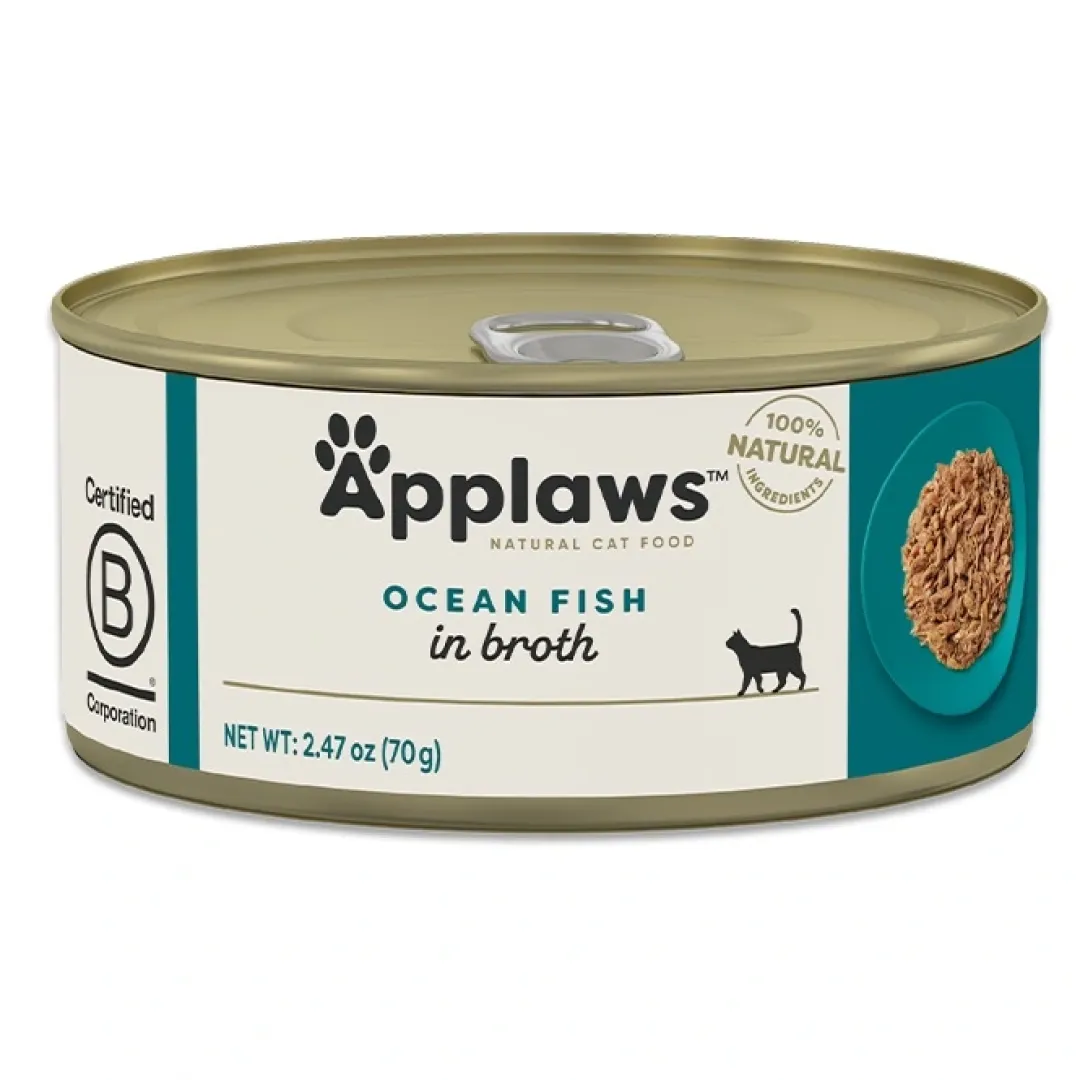 Applaws Hund & Katte mad Applaws Kattevådmad Havfisk 70 g