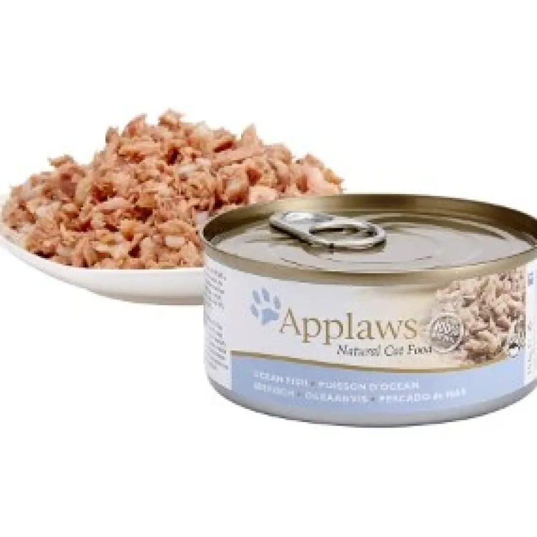 Applaws Hund & Katte mad Applaws Kattevådmad Havfisk 70 g