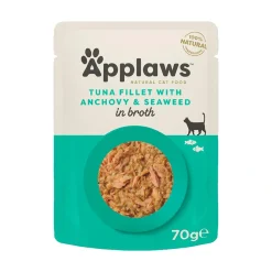 Applaws Hund & Katte mad Applaws Kattevådmad Tun - ansjoser og tang 70 g (pouch)