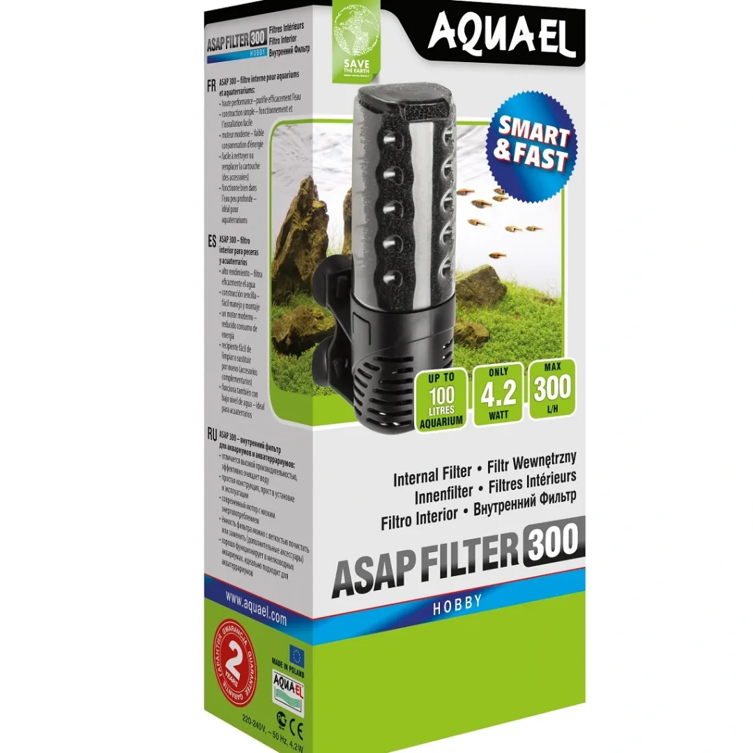 Aquael ASAP 300 indvendig filterpumpe
