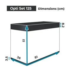 Aquael Optiset 125 Hvid