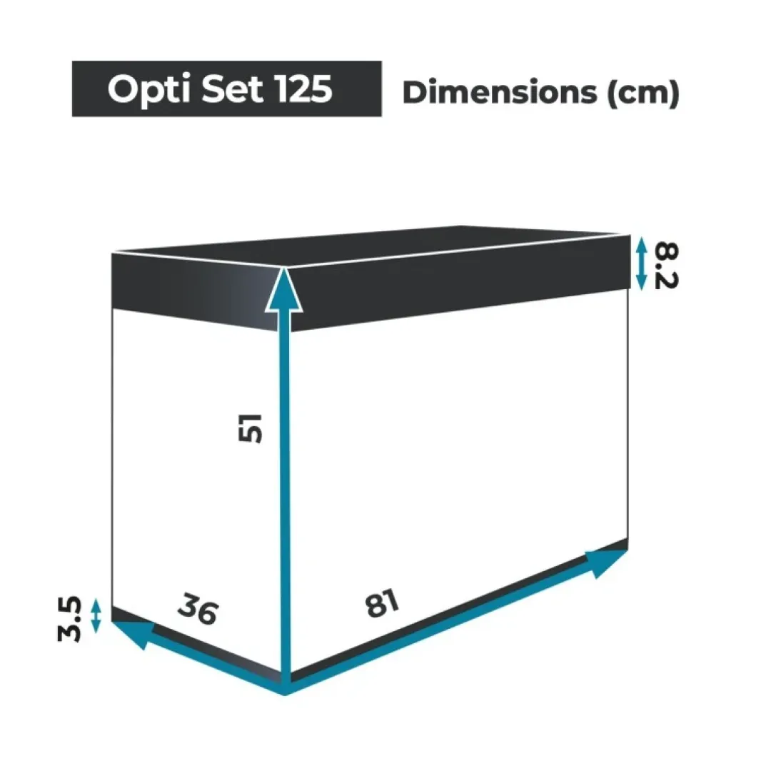 Aquael Optiset 125 Hvid