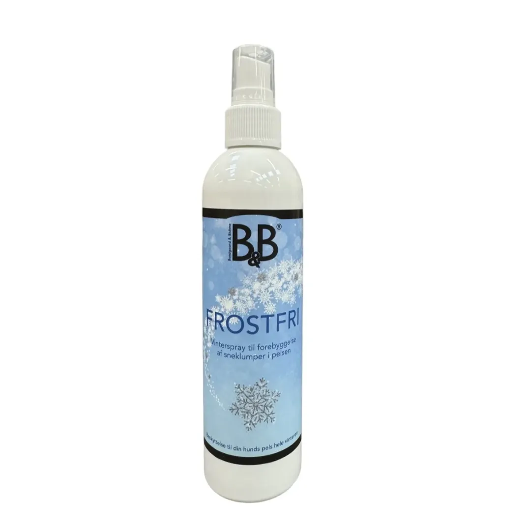 B&B Økologisk Hundeshampoo B&B Frostfri vinterspray til hund - beskyttelse mod sne og isklumper