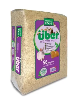 Premier Pet Über papirstrøelse 56 L Natur