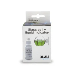 Blau - Aquaristic Blau CO2 Ball Indicator + Liquid indicator - CO2 mĂĄling