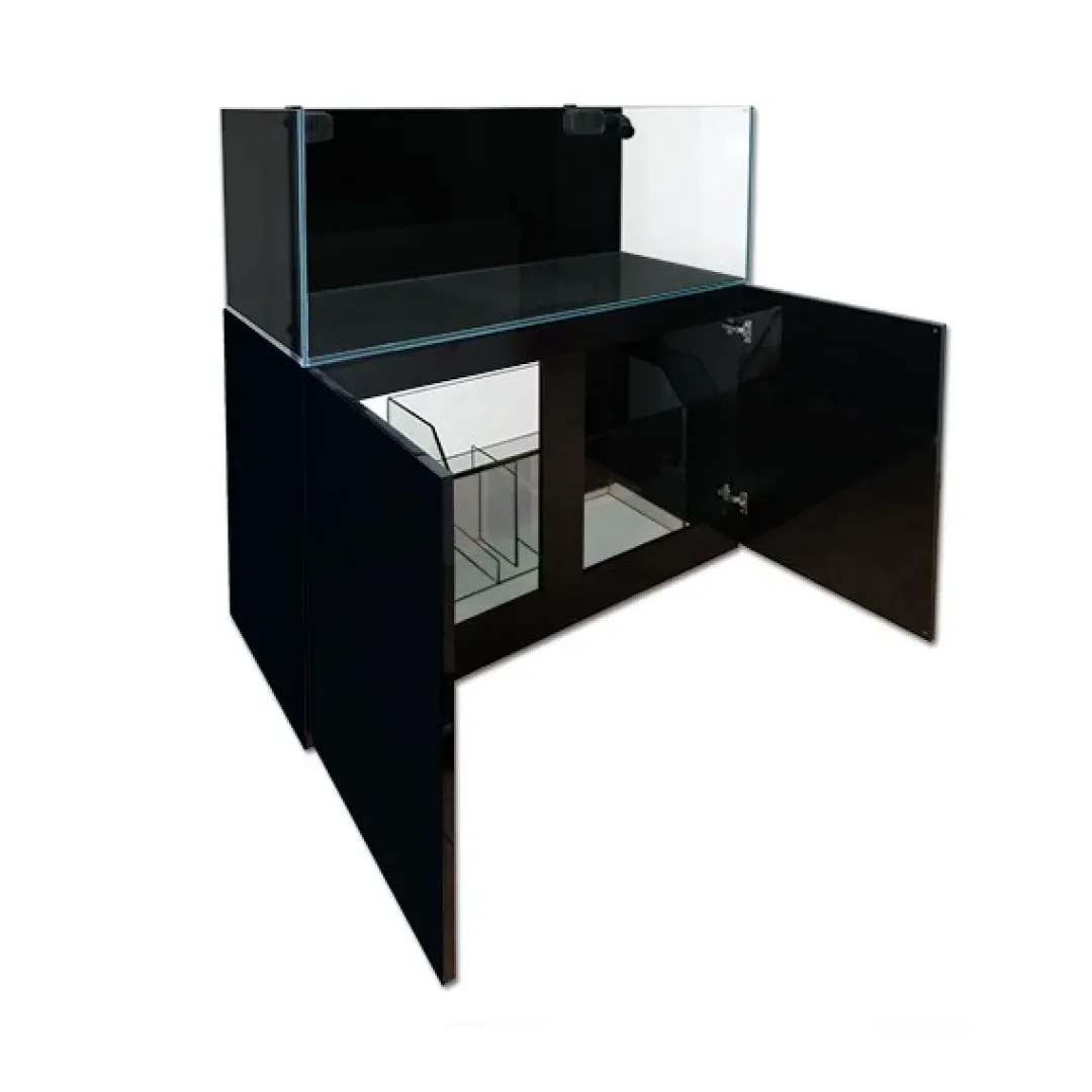 Blau - Aquaristic Blau Gran Cubic Super Reef 122 Black 366 liters Saltvandsakvarium