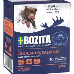Bozita - Swedish natural quality Bozita Naturals laks 370 g - Mild fiskesmag og god fordøjelse