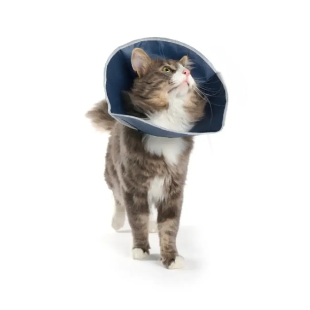 Buster stof halskrave 31 cm til katte og små hunde