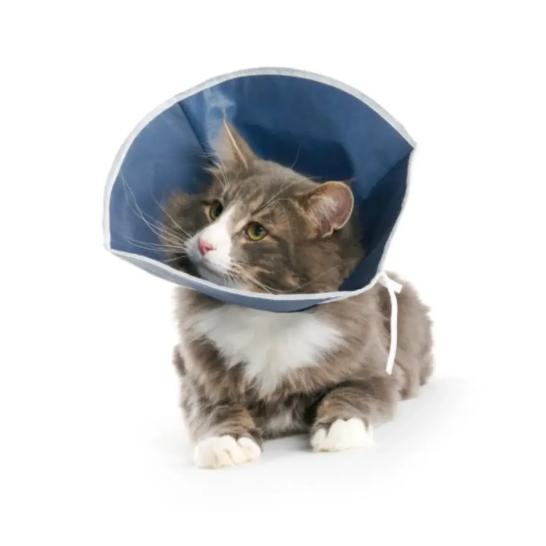 Buster stof halskrave 31 cm til katte og små hunde