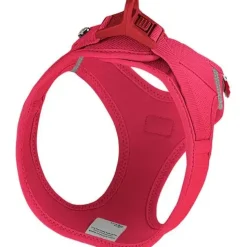 Curli Vest hundesele Clasp Air Mesh Rød S bryst 38-43 cm - let og sikker komfort
