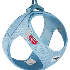 Curli Vest hundesele Clasp Air Mesh Skyblue 3XS bryst 27-30 cm - let og sikker komfort