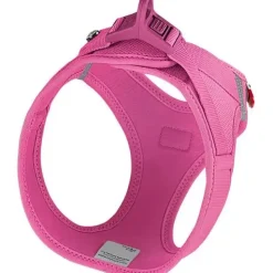 Curli Vest Hundesele Clasp Air Mesh M Pink - let og behagelig sele til daglige gaature