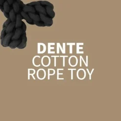 Europet Bernina International B.V. D&D Home Dente stor 30 cm Sort Knudereb 10 mm - hundelegetøj