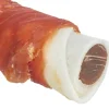 Trixie Denta Fun Tyggerulle med and og kyllingelever 17 cm - lækker hundesnack