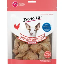 Dokas Premium Hunde og Kattesnacks Dokas Kyllingebrystnuggets 110 g - lækre hundesnacks med kylling