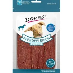 Dokas Premium Hunde og Kattesnacks Dokas Tørrede Hesteskiver 60 g - naturlige hundesnacks