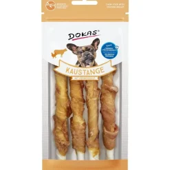 Dokas Premium Hunde og Kattesnacks Dokas Tyggepind med kyllingebryst 50 g - naturlig tyggesnack til hunde