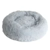 Donut Cozy Hundeseng Lysegrå 50 cm - blød og tryg seng til små hunde