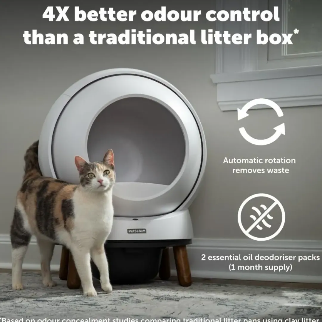 Petsafe Ecom Smartspin Auto Litter Box Automatisk Kattetoilet ZAL10-17986