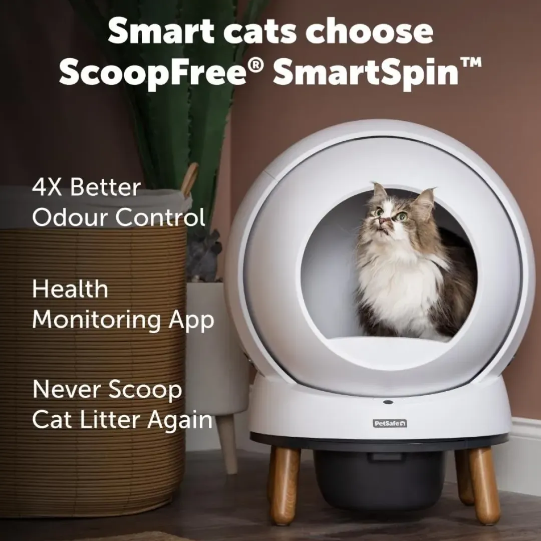 Petsafe Ecom Smartspin Auto Litter Box Automatisk Kattetoilet ZAL10-17986