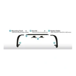 EcoTech Marine Montering til Radion G5 Multi RMS skinnesystem