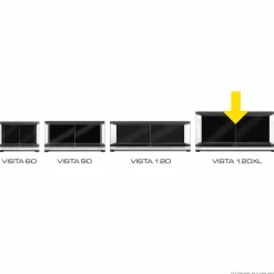 ExoTerra Glas Terrarium Vista 120XL Buet rude