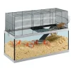 Ferplast Gabry 80 Ørkenrottebur Sort/glas 79x30.5x51.4 cm