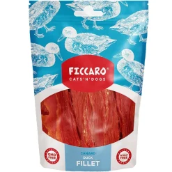 Ficcaro Katte og Hundesnack FICCARO Hundesnack Duck Fillet - andefilet 100 g
