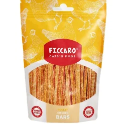 Ficcaro Katte og Hundesnack FICCARO Hundesnack Kylling Bars - kyllingebar 100 g