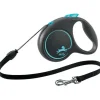 Flexi Hundesnor Flexi Black Design bånd M 5 meter 20 kg blå