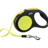 Flexi Hundesnor Flexi New Neon bånd S 5 m 15 kg neon gul