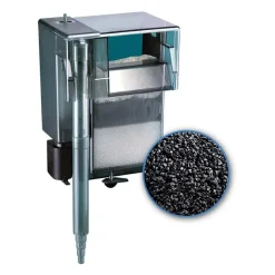 AquaClear Fluval AC 20 og Edge Aktiv kul
