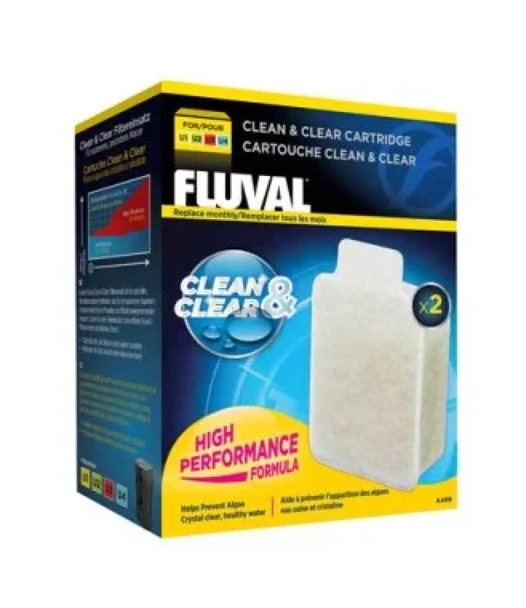 Fluval Clean og Clear Filter til U1, U2, U3 og U4