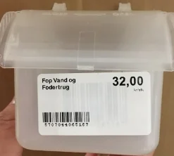 FOP Pet Products FOP Vand og Fodertrug
