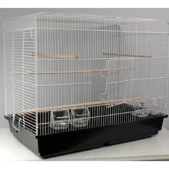 MiniZoo Fuglebur Gd Space Hvid og Sort 85x48x70 cm