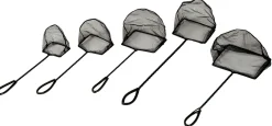 Hagen Fiskenet grovmasket 25 cm 35 cm skaft Sort