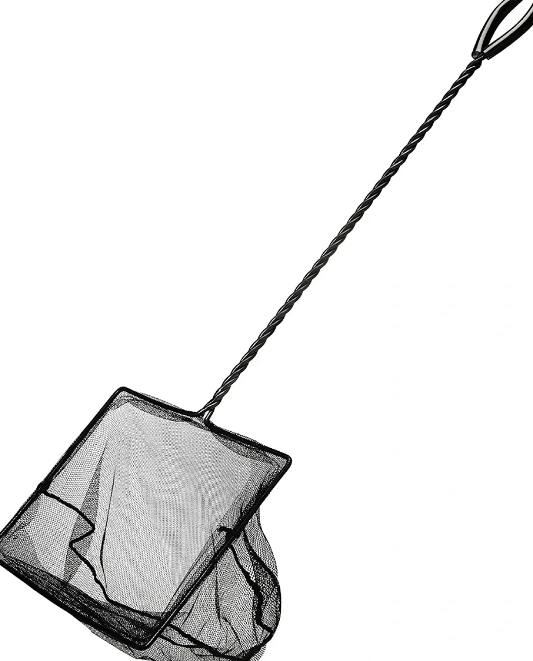 Hagen Fiskenet grovmasket 10 cm Sort