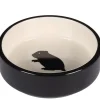 Flamingo Hamsterskål Nala Sort-hvid Rund 8,5 cm