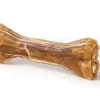 Treattime Håndlavet Presset Tyggeben med fyld af hest 12 cm 50 g - naturligt tyggeben