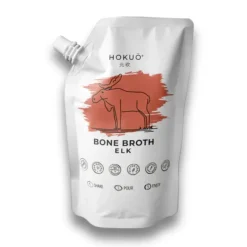 Hokuo naturlige godbidder og bouillon til hund og kat Hokuo Elk Bone Broth 400 ml - naturlig elgbouillon til hunde og katte