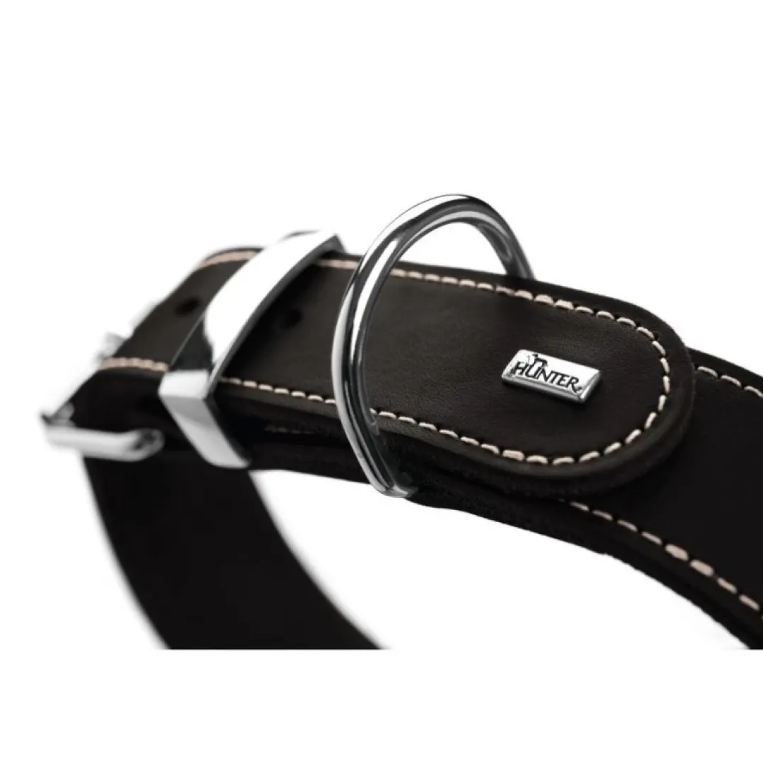 Hunter Aalborg Special Hundehalsbånd Sort 40 - 28-34 cm