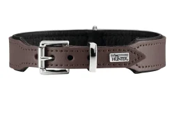 Hunter Basic halsbånd str.55 Brun - 41,0-49,0 cm