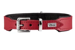 Hunter Basic halsbånd str.55 Rød - 41,0-49,0 cm