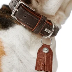 Hunter Cody 50 Mørkebrun Cognac hundehalsbånd - 37-43 cm