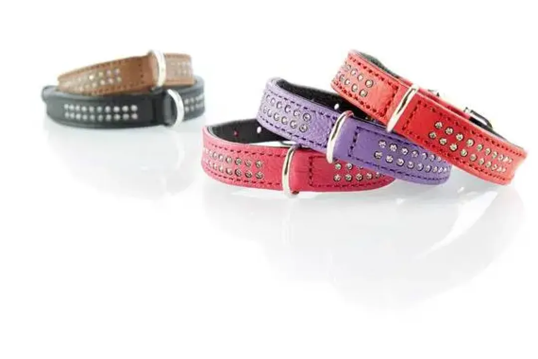 Hunter Diamond petit halsbånd str.32 Sort - 24-28 cm