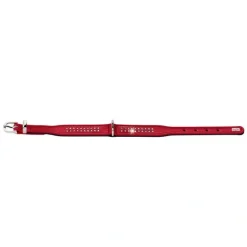 Hunter Diamond petit halsbånd str.37 Rød - 30-34 cm
