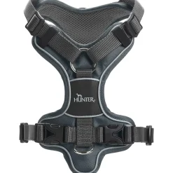 Hunter Divo hundesele L grå/grå just mave 72-100 cm - Stabil kontrol og komfort