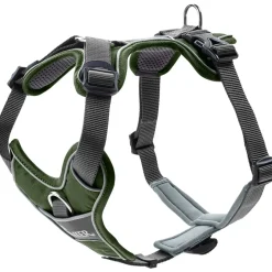 Hunter Divo hundesele L grøn/grå just mave 72-100 cm - Stabil kontrol og komfort