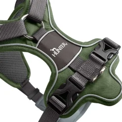 Hunter Divo hundesele L grøn/grå just mave 72-100 cm - Stabil kontrol og komfort